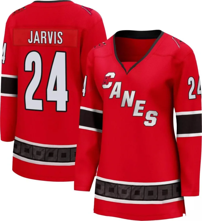 Seth Jarvis Hurricanes Jersey Sticker for Sale by tayloram8